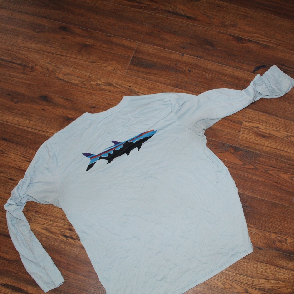 Men's Long-Sleeved Capilene® Cool Daily Fish Graph